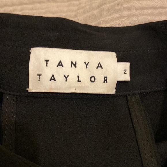 Tanya Taylor 100% silk black button down blouse. Size 2 - Picture 10 of 13